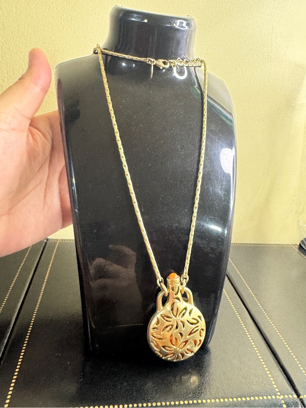 LIA SOPHIA Filigree Locket Pendant Necklace - Women Jewelry